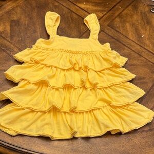 Ralph Lauren 4T girl Yellow Ruffled Dress